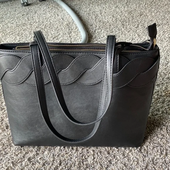 Nine West Black Shoulder Purse - Picture 3 of 14